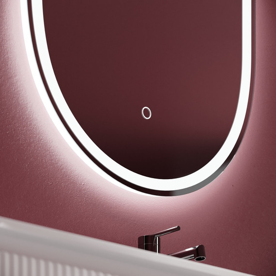 Зеркало Sancos Oval 55х105 см OV55F - 3 Зеркало Sancos Oval 55х105 см OV55F фото 3