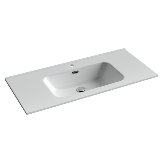 Тумба подвесная с раковиной Sancos Norma 2.0 100 см NR2.0100W - 2 Тумба подвесная с раковиной Sancos Norma 2.0 100 см NR2.0100W фото 2