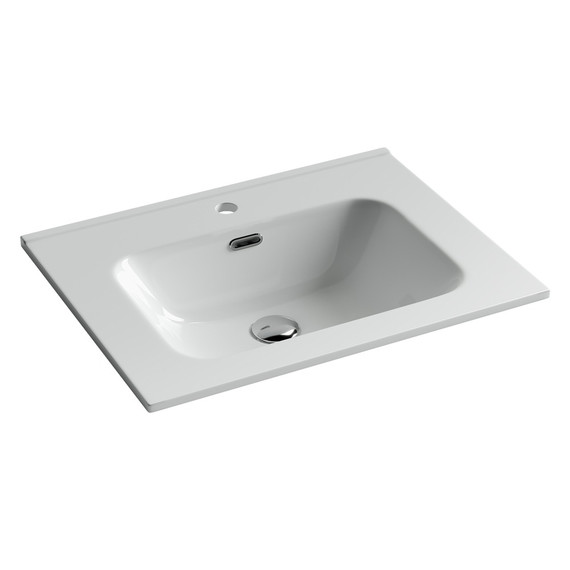 Тумба подвесная с раковиной Sancos Libra 60 см LB60ECH, дуб чарльстон (раковина Element CN7001) - 3 Тумба подвесная с раковиной Sancos Libra 60 см LB60ECH, дуб чарльстон (раковина Element CN7001) фото 3