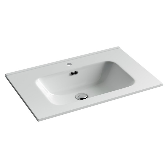Тумба подвесная с раковиной Sancos Libra 70 см LB70W (раковина Element CN7007) - 3 Тумба подвесная с раковиной Sancos Libra 70 см LB70W (раковина Element CN7007) фото 3