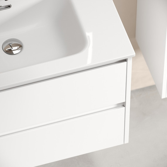 Тумба подвесная с раковиной Sancos Libra 70 см LB70W (раковина Element CN7007) - 8 Тумба подвесная с раковиной Sancos Libra 70 см LB70W (раковина Element CN7007) фото 8