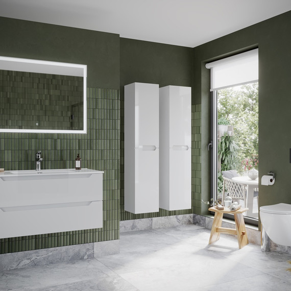 Пенал подвесной Sancos Norma 2.0 35 см PNR2.035W - 4 Пенал подвесной Sancos Norma 2.0 35 см PNR2.035W фото 4