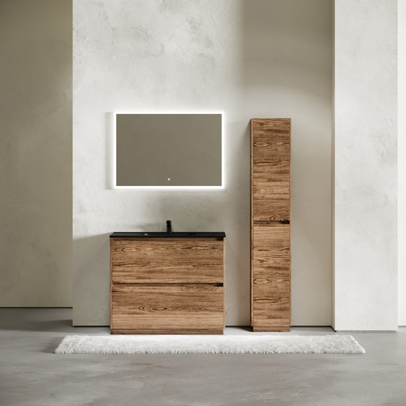 Тумба напольная с раковиной-столешницей Sancos Libra Floor 100 см LB100FECH, дуб чарльстон (раковина Element CN7003MB) - 8 Тумба напольная с раковиной-столешницей Sancos Libra Floor 100 см LB100FECH, дуб чарльстон (раковина Element CN7003MB) фото 8