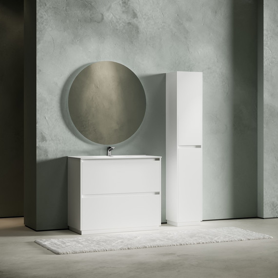 Тумба напольная с раковиной-столешницей Sancos Libra Floor 100 см LB100FW (раковина Element CN7003) - 7 Тумба напольная с раковиной-столешницей Sancos Libra Floor 100 см LB100FW (раковина Element CN7003) фото 7