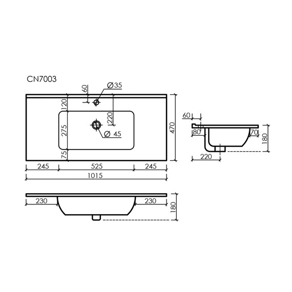 Тумба напольная с раковиной-столешницей Sancos Libra Floor 100 см LB100FW (раковина Element CN7003) - 9 Тумба напольная с раковиной-столешницей Sancos Libra Floor 100 см LB100FW (раковина Element CN7003) фото 9