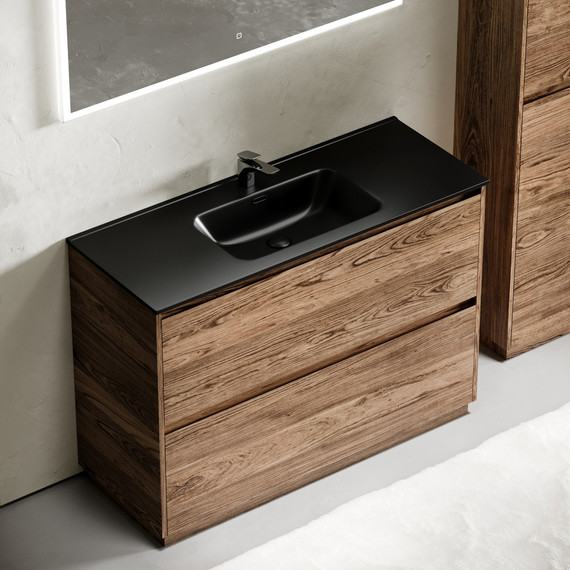 Тумба напольная с раковиной-столешницей Sancos Libra Floor 120 см LB120F-1ECH, дуб чарльстон (раковина Element CN7006MB) - 5 Тумба напольная с раковиной-столешницей Sancos Libra Floor 120 см LB120F-1ECH, дуб чарльстон (раковина Element CN7006MB) фото 5