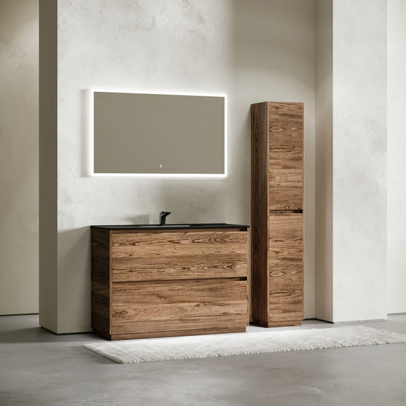 Тумба напольная с раковиной-столешницей Sancos Libra Floor 120 см LB120F-1ECH, дуб чарльстон (раковина Element CN7006MB) - 8 Тумба напольная с раковиной-столешницей Sancos Libra Floor 120 см LB120F-1ECH, дуб чарльстон (раковина Element CN7006MB) фото 8