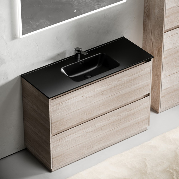 Тумба напольная с раковиной-столешницей Sancos Libra Floor 120 см LB120F-1EG, дуб галифакс натуральный (раковина Element CN7006MB) - 5 Тумба напольная с раковиной-столешницей Sancos Libra Floor 120 см LB120F-1EG, дуб галифакс натуральный (раковина Element CN7006MB) фото 5