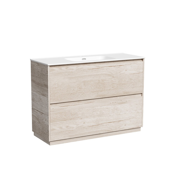 Тумба напольная с раковиной-столешницей Sancos Libra Floor 120 см LB120F-1EG, дуб галифакс натуральный (раковина Element CN7006) - 2 Тумба напольная с раковиной-столешницей Sancos Libra Floor 120 см LB120F-1EG, дуб галифакс натуральный (раковина Element CN7006) фото 2