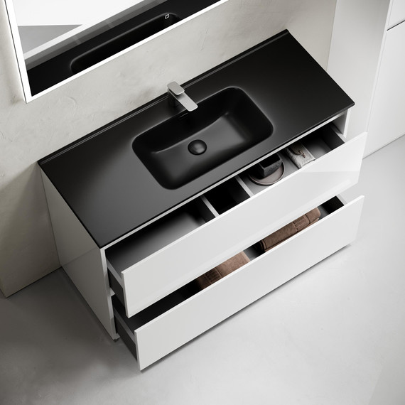 Тумба напольная с раковиной-столешницей Sancos Libra Floor 120 см LB120F-1W (раковина Element CN7006MB) - 6 Тумба напольная с раковиной-столешницей Sancos Libra Floor 120 см LB120F-1W (раковина Element CN7006MB) фото 6