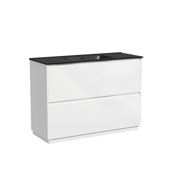 Тумба напольная с раковиной-столешницей Sancos Libra Floor 120 см LB120F-1W (раковина Element CN7006MB) - 2 Тумба напольная с раковиной-столешницей Sancos Libra Floor 120 см LB120F-1W (раковина Element CN7006MB) фото 2