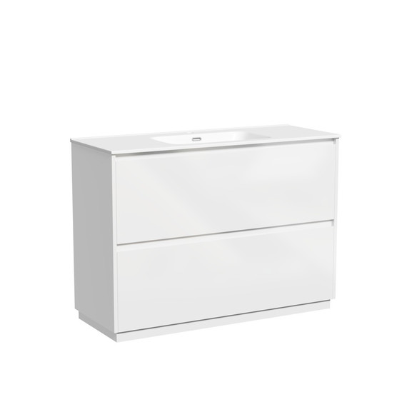 Тумба напольная с раковиной-столешницей Sancos Libra Floor 120 см LB120F-1W (раковина Element CN7006) - 2 Тумба напольная с раковиной-столешницей Sancos Libra Floor 120 см LB120F-1W (раковина Element CN7006) фото 2