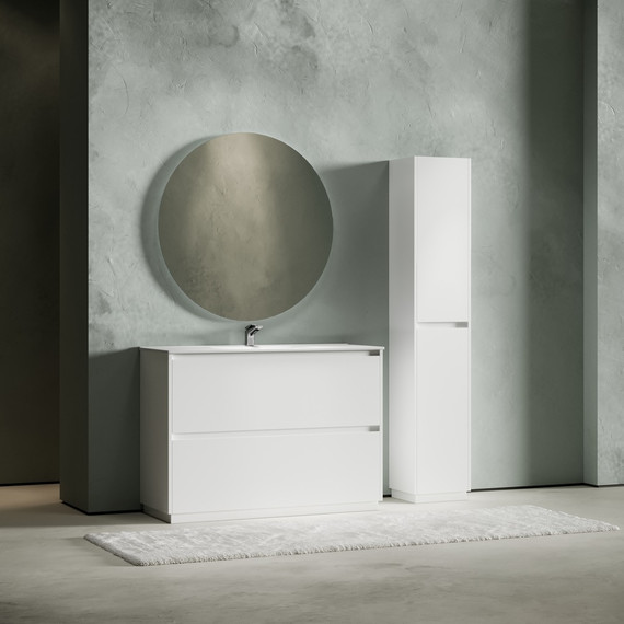 Тумба напольная с раковиной-столешницей Sancos Libra Floor 120 см LB120F-1W (раковина Element CN7006) - 6 Тумба напольная с раковиной-столешницей Sancos Libra Floor 120 см LB120F-1W (раковина Element CN7006) фото 6