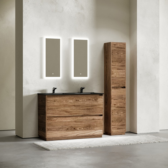 Тумба напольная с раковиной Sancos Libra Floor 120 см LB120F-2ECH, дуб чарльстон (раковина Element CN7004MB) - 8 Тумба напольная с раковиной Sancos Libra Floor 120 см LB120F-2ECH, дуб чарльстон (раковина Element CN7004MB) фото 8