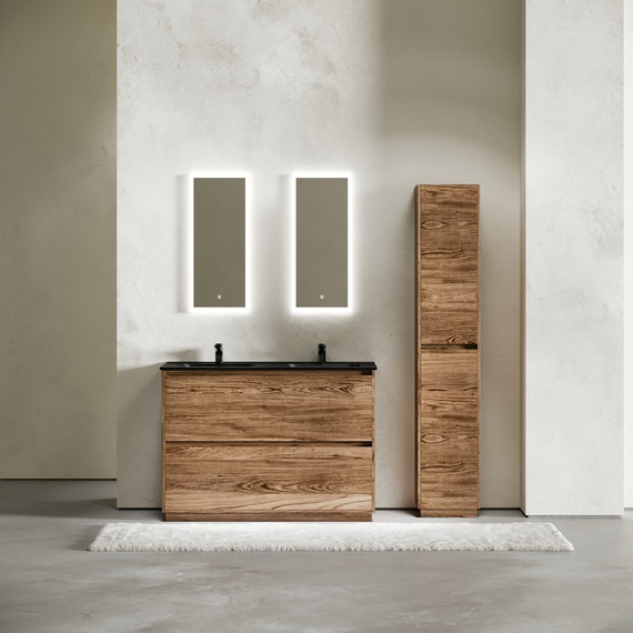 Тумба напольная с раковиной Sancos Libra Floor 120 см LB120F-2ECH, дуб чарльстон (раковина Element CN7004MB) - 9 Тумба напольная с раковиной Sancos Libra Floor 120 см LB120F-2ECH, дуб чарльстон (раковина Element CN7004MB) фото 9