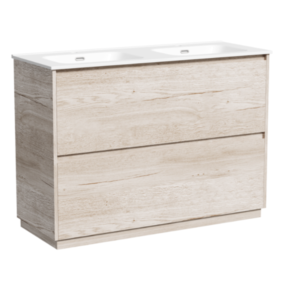 Тумба напольная с раковиной Sancos Libra Floor 120 см LB120F-2EG, дуб галифакс натуральный (раковина Element CN7004) - 2 Тумба напольная с раковиной Sancos Libra Floor 120 см LB120F-2EG, дуб галифакс натуральный (раковина Element CN7004) фото 2