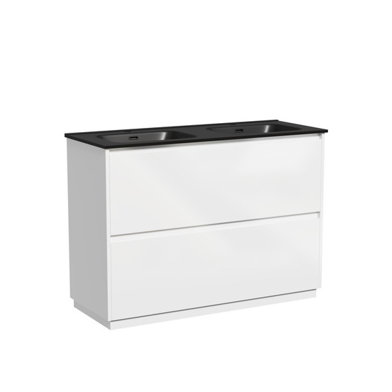 Тумба напольная с раковиной Sancos Libra Floor 120 см LB120F-2W (раковина Element CN7004MB) - 2 Тумба напольная с раковиной Sancos Libra Floor 120 см LB120F-2W (раковина Element CN7004MB) фото 2