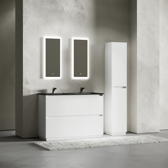 Тумба напольная с раковиной Sancos Libra Floor 120 см LB120F-2W (раковина Element CN7004MB) - 7 Тумба напольная с раковиной Sancos Libra Floor 120 см LB120F-2W (раковина Element CN7004MB) фото 7