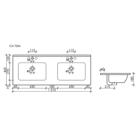 Тумба напольная с раковиной Sancos Libra Floor 120 см LB120F-2W (раковина Element CN7004MB) - 9 Тумба напольная с раковиной Sancos Libra Floor 120 см LB120F-2W (раковина Element CN7004MB) фото 9