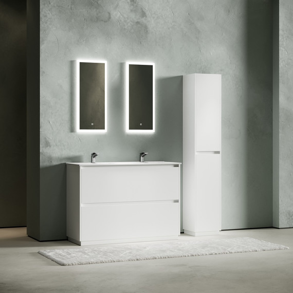 Тумба напольная с раковиной Sancos Libra Floor 120 см LB120F-2W (раковина Element CN7004) - 6 Тумба напольная с раковиной Sancos Libra Floor 120 см LB120F-2W (раковина Element CN7004) фото 6