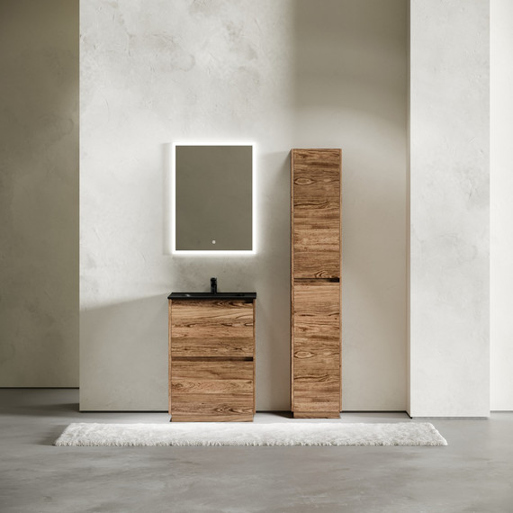 Тумба напольная с раковиной Sancos Libra Floor 60 см LB60FECH, дуб чарльстон (раковина Element CN7001MB) - 8 Тумба напольная с раковиной Sancos Libra Floor 60 см LB60FECH, дуб чарльстон (раковина Element CN7001MB) фото 8