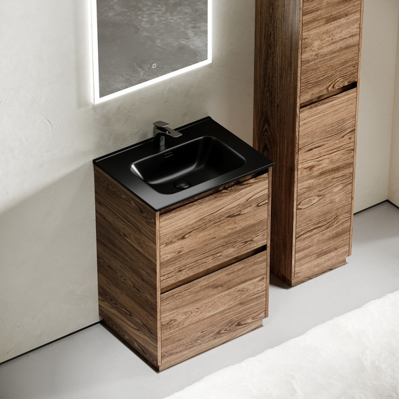 Тумба напольная с раковиной Sancos Libra Floor 60 см LB60FECH, дуб чарльстон (раковина Element CN7001MB) - 7 Тумба напольная с раковиной Sancos Libra Floor 60 см LB60FECH, дуб чарльстон (раковина Element CN7001MB) фото 7