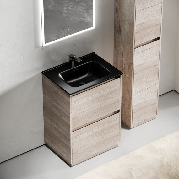 Тумба напольная с раковиной Sancos Libra Floor 60 см LB60FEG, дуб галифакс натуральный (раковина Element CN7001MB) - 6 Тумба напольная с раковиной Sancos Libra Floor 60 см LB60FEG, дуб галифакс натуральный (раковина Element CN7001MB) фото 6