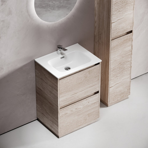 Тумба напольная с раковиной Sancos Libra Floor 60 см LB60FEG, дуб галифакс натуральный (раковина Element CN7001) - 6 Тумба напольная с раковиной Sancos Libra Floor 60 см LB60FEG, дуб галифакс натуральный (раковина Element CN7001) фото 6