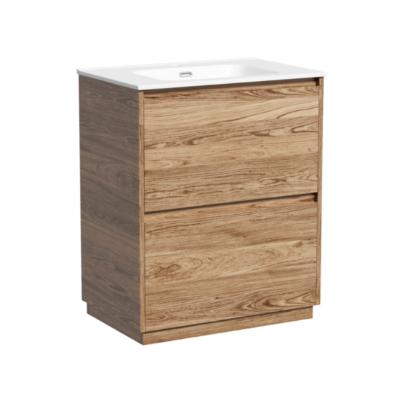 Тумба напольная с раковиной-столешницей Sancos Libra Floor 70 см LB70FECH, дуб чарльстон (раковина Element CN7007) - 2 Тумба напольная с раковиной-столешницей Sancos Libra Floor 70 см LB70FECH, дуб чарльстон (раковина Element CN7007) фото 2