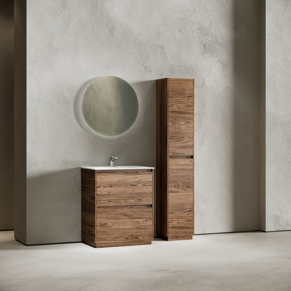 Тумба напольная с раковиной-столешницей Sancos Libra Floor 70 см LB70FECH, дуб чарльстон (раковина Element CN7007) - 9 Тумба напольная с раковиной-столешницей Sancos Libra Floor 70 см LB70FECH, дуб чарльстон (раковина Element CN7007) фото 9