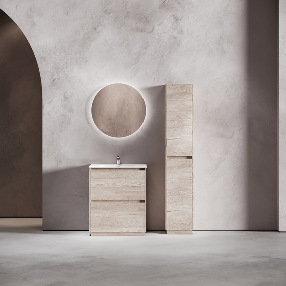 Тумба напольная с раковиной-столешницей Sancos Libra Floor 70 см LB70FEG, дуб галифакс натуральный (раковина Element CN7007) - 9 Тумба напольная с раковиной-столешницей Sancos Libra Floor 70 см LB70FEG, дуб галифакс натуральный (раковина Element CN7007) фото 9