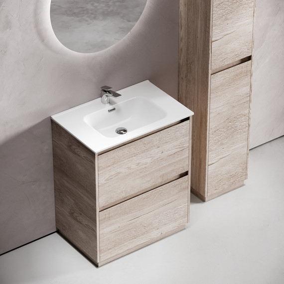 Тумба напольная с раковиной-столешницей Sancos Libra Floor 70 см LB70FEG, дуб галифакс натуральный (раковина Element CN7007) - 6 Тумба напольная с раковиной-столешницей Sancos Libra Floor 70 см LB70FEG, дуб галифакс натуральный (раковина Element CN7007) фото 6