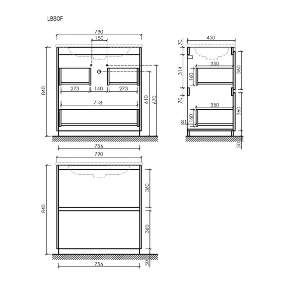 Тумба напольная с раковиной Sancos Libra Floor 80 см LB80FECH, дуб чарльстон (раковина Element CN7005) - 11 Тумба напольная с раковиной Sancos Libra Floor 80 см LB80FECH, дуб чарльстон (раковина Element CN7005) фото 11