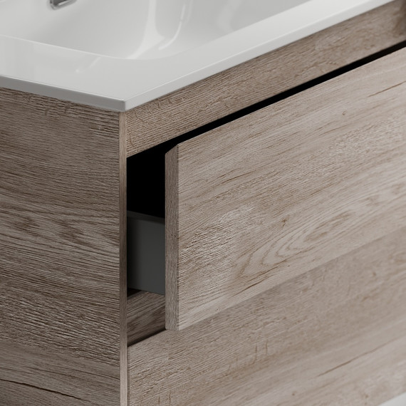 Тумба напольная с раковиной Sancos Libra Floor 80 см LB80FEG, дуб галифакс натуральный (раковина Element CN7005) - 4 Тумба напольная с раковиной Sancos Libra Floor 80 см LB80FEG, дуб галифакс натуральный (раковина Element CN7005) фото 4