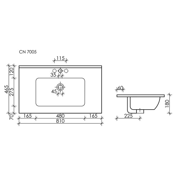 Тумба напольная с раковиной Sancos Libra Floor 80 см LB80FW (раковина Element CN7005) - 9 Тумба напольная с раковиной Sancos Libra Floor 80 см LB80FW (раковина Element CN7005) фото 9