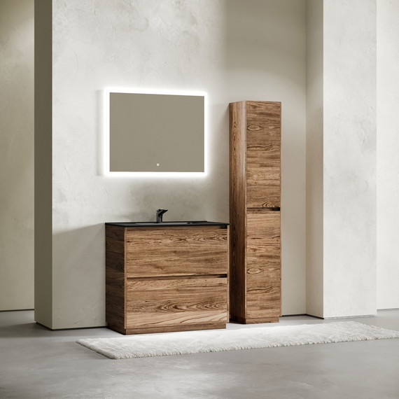 Тумба напольная с раковиной-столешницей Sancos Libra Floor 90 см LB90FECH, дуб чарльстон (раковина Element CN7002MB) - 8 Тумба напольная с раковиной-столешницей Sancos Libra Floor 90 см LB90FECH, дуб чарльстон (раковина Element CN7002MB) фото 8