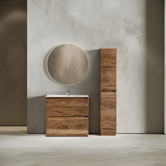 Тумба напольная с раковиной-столешницей Sancos Libra Floor 90 см LB90FECH, дуб чарльстон (раковина Element CN7002) - 8 Тумба напольная с раковиной-столешницей Sancos Libra Floor 90 см LB90FECH, дуб чарльстон (раковина Element CN7002) фото 8