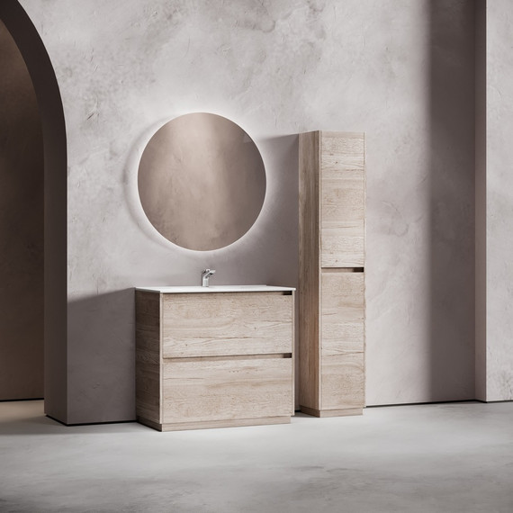 Тумба напольная с раковиной-столешницей Sancos Libra Floor 90 см LB90FEG, дуб галифакс натуральный (раковина Element CN7002) - 8 Тумба напольная с раковиной-столешницей Sancos Libra Floor 90 см LB90FEG, дуб галифакс натуральный (раковина Element CN7002) фото 8