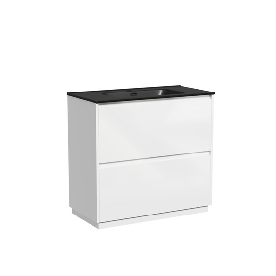 Тумба напольная с раковиной-столешницей Sancos Libra Floor 90 см LB90FW (раковина Element CN7002MB) - 2 Тумба напольная с раковиной-столешницей Sancos Libra Floor 90 см LB90FW (раковина Element CN7002MB) фото 2