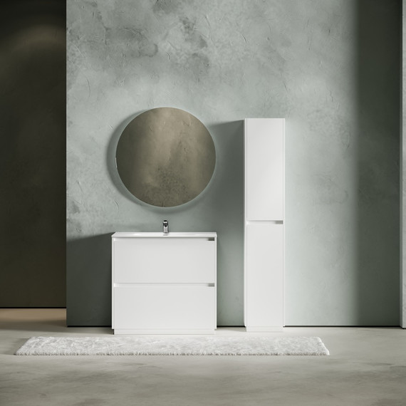 Тумба напольная с раковиной-столешницей Sancos Libra Floor 90 см LB90FW (раковина Element CN7002) - 8 Тумба напольная с раковиной-столешницей Sancos Libra Floor 90 см LB90FW (раковина Element CN7002) фото 8