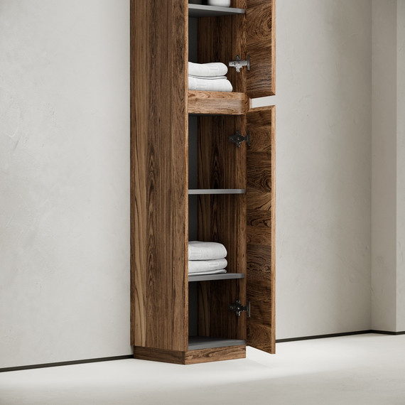 Пенал напольный Sancos Libra Floor 35 см PLB35FECH, дуб чарльстон - 9 Пенал напольный Sancos Libra Floor 35 см PLB35FECH, дуб чарльстон фото 9