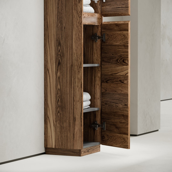 Пенал напольный Sancos Libra Floor 35 см PLB35FECH, дуб чарльстон - 11 Пенал напольный Sancos Libra Floor 35 см PLB35FECH, дуб чарльстон фото 11