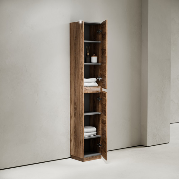 Пенал напольный Sancos Libra Floor 35 см PLB35FECH, дуб чарльстон - 7 Пенал напольный Sancos Libra Floor 35 см PLB35FECH, дуб чарльстон фото 7