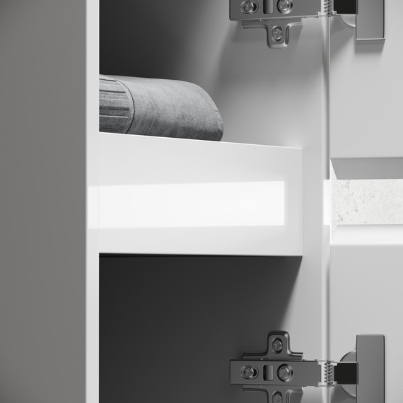 Пенал напольный Sancos Libra Floor 35 см PLB35FW, белый глянец - 14 Пенал напольный Sancos Libra Floor 35 см PLB35FW, белый глянец фото 14