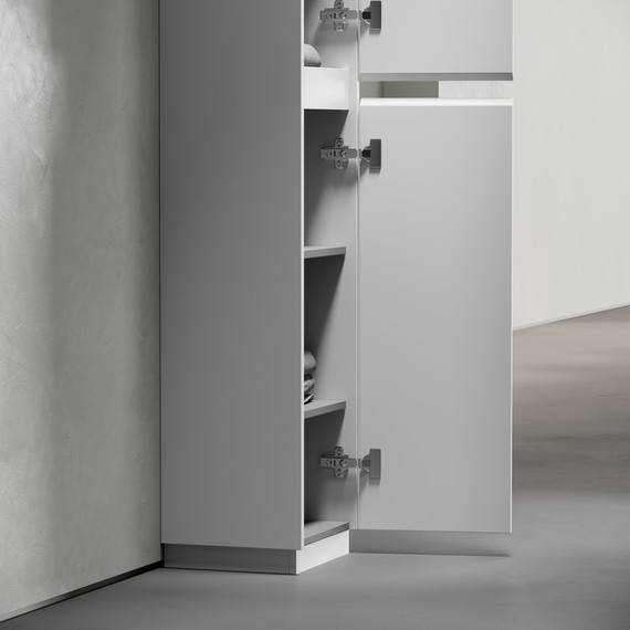 Пенал напольный Sancos Libra Floor 35 см PLB35FW, белый глянец - 6 Пенал напольный Sancos Libra Floor 35 см PLB35FW, белый глянец фото 6