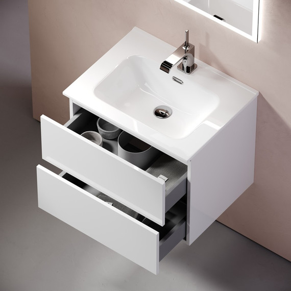 Тумба подвесная с раковиной Sancos Urban 60 см UR60W (раковина Element CN7001) - 5 Тумба подвесная с раковиной Sancos Urban 60 см UR60W (раковина Element CN7001) фото 5