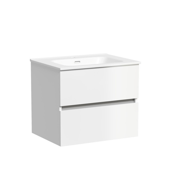 Тумба подвесная с раковиной Sancos Urban 60 см UR60W (раковина Element CN7001) - 2 Тумба подвесная с раковиной Sancos Urban 60 см UR60W (раковина Element CN7001) фото 2