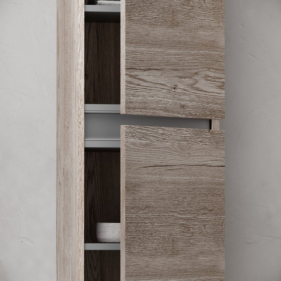 Пенал подвесной Sancos Urban 35 см PUR35EG, дуб галифакс натуральный фото 4