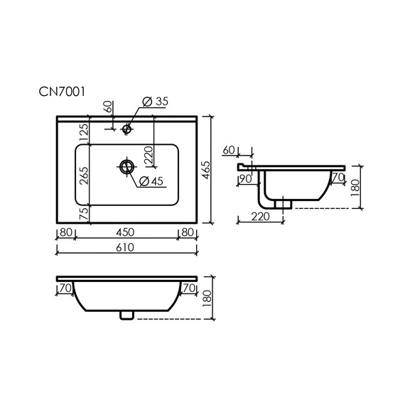 Тумба подвесная с раковиной Sancos Smart 60 см SM60W - 6 Тумба подвесная с раковиной Sancos Smart 60 см SM60W фото 6