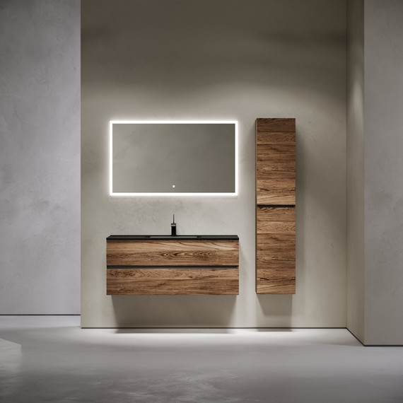 Тумба подвесная с раковиной-столешницей Sancos Urban 120 см UR120-1ECH, дуб чарльстон (раковина Element CN7006MB) - 8 Тумба подвесная с раковиной-столешницей Sancos Urban 120 см UR120-1ECH, дуб чарльстон (раковина Element CN7006MB) фото 8